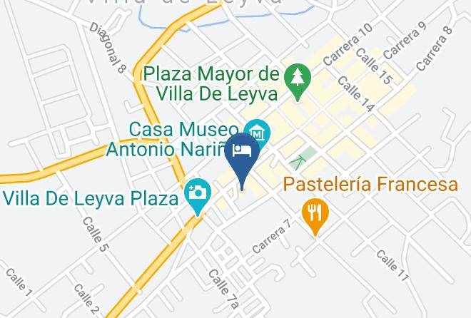 Villa De Leyva - Hotel Balcones De San Sebastian Maps