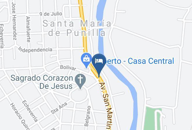 Punilla Department - Hotel Balcones Del Valle Maps