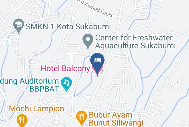 Sukabumi Regency - Hotel Balcony Maps