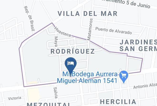Miguel Aleman Municipality - Hotel Baldhino's Maps