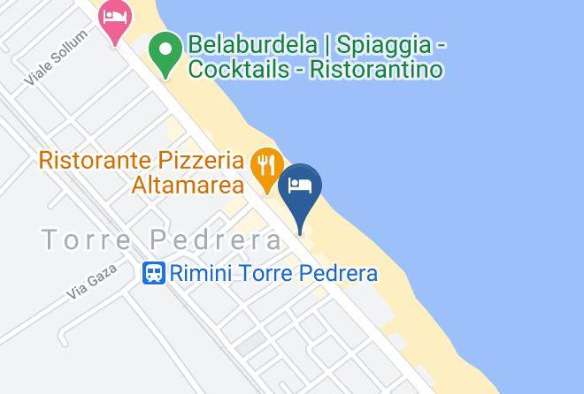 Rimini - Hotel Baldinini Maps