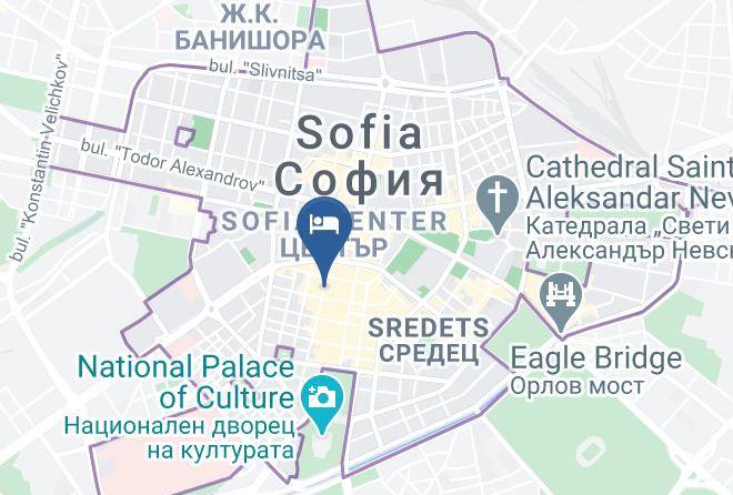 Sofia - Hotel Baldjieva Maps