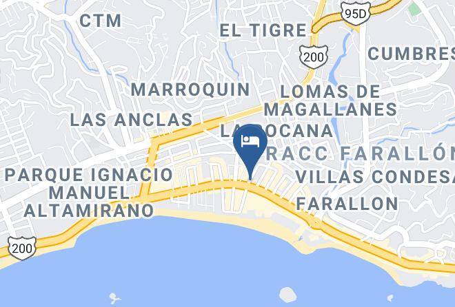 Acapulco De Juarez - Hotel Bali Hai Maps