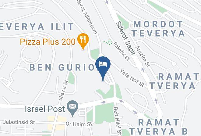 Tiberias - Hotel Bali Maps