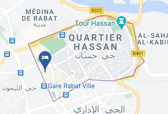 Rabat - Hotel Balima Maps