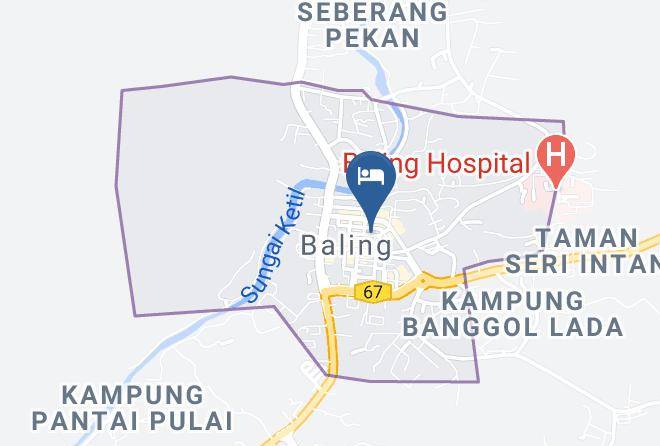 Baling - Hotel Baling Maps