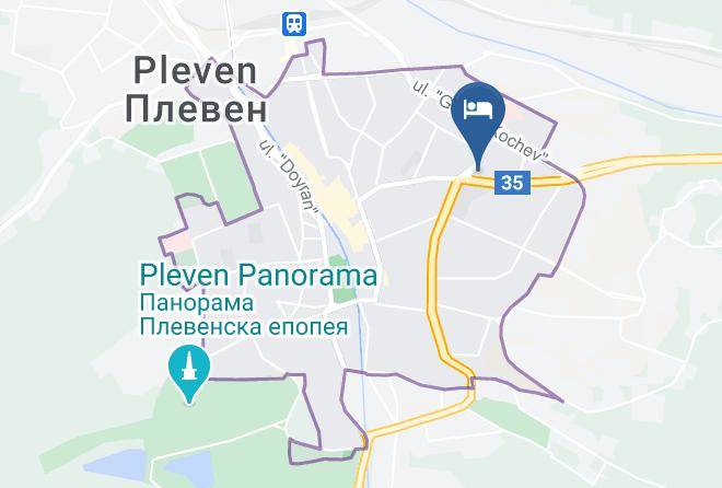 Pleven - Hotel Balkan Maps