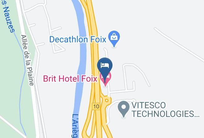 Ariege - Hotel Balladins Maps