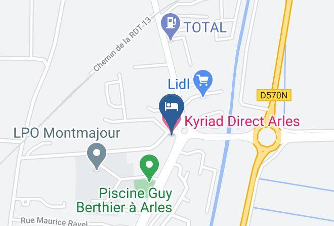 Bouches Du Rhone - Kyriad Direct Arles Maps