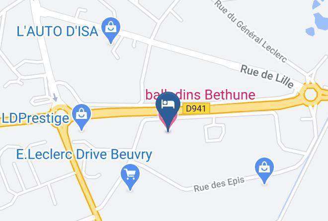 Pas De Calais - Balladins Bethune Maps