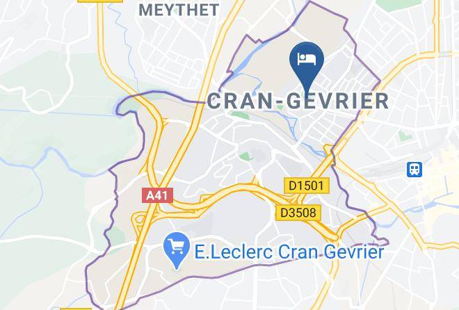 Hotel Urban By Balladins Annecy Cran Gevrier Map