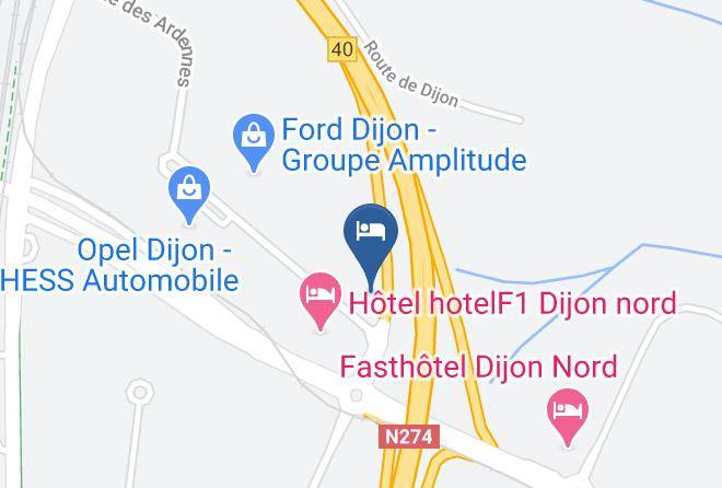Cote D Or - Hotel Initial By Balladins Dijon Nord Maps