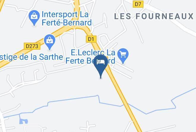 Sarthe - Hotel Inspiration By Balladins La Ferte Bernard Maps