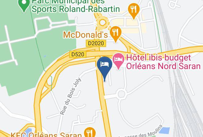 Hotel Initial By Balladins Orleans Saran Map