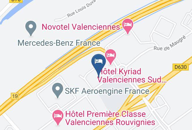 Hotel Authentic By Balladins Valenciennes Aeroport Map