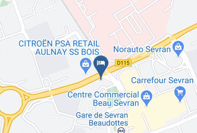 Seine St Denis - Hotel Balladins Villepinte Sevran Superior Maps