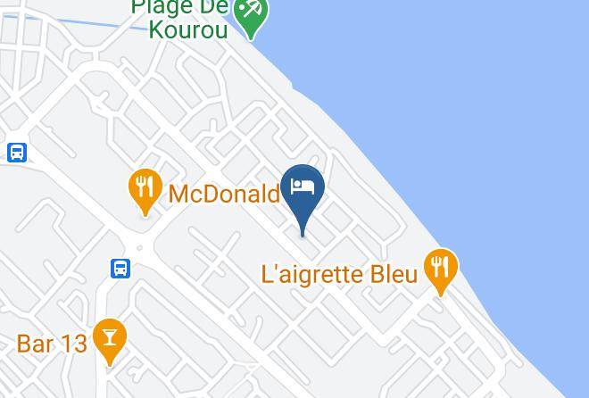 Kourou - Hotel Ballahou Maps