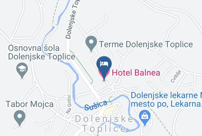 Dolenjske Toplice - Hotel Balnea Superior Maps