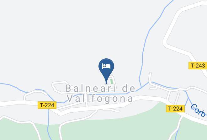 Hotel Balneari De Vallfogona De Riucorb Map