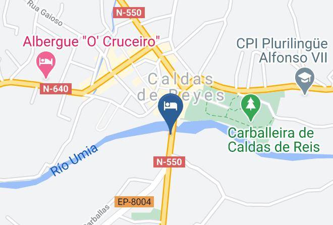 Pontevedra - Hotel Balneario Acuna Maps