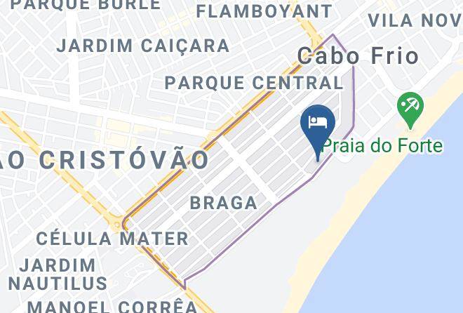 Hotel Balneario Cabo Frio Map