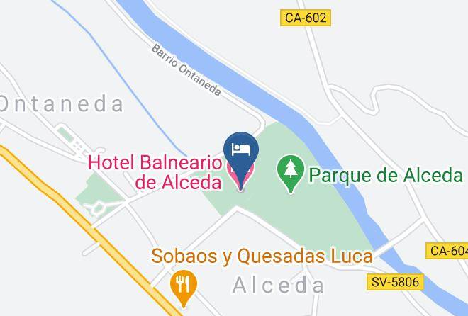 San Vicente De Toranzo - Hotel Parque De Alceda S A Maps
