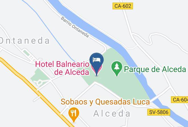 San Vicente De Toranzo - Hotel Balneario De Alceda Maps