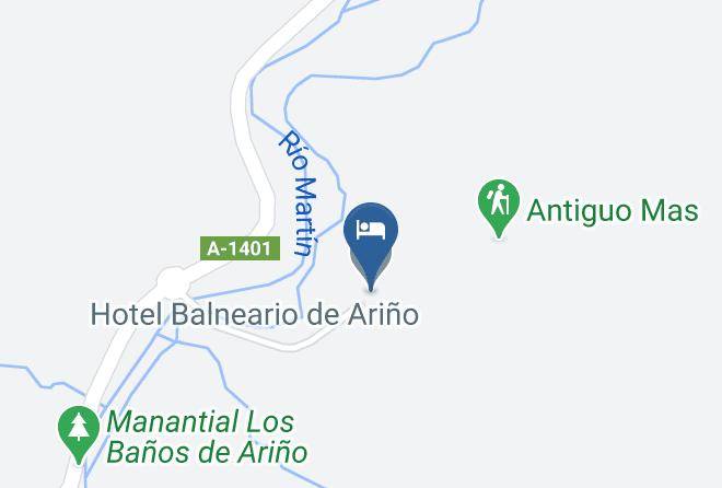 Teruel - Hotel Balneario De Arino Maps