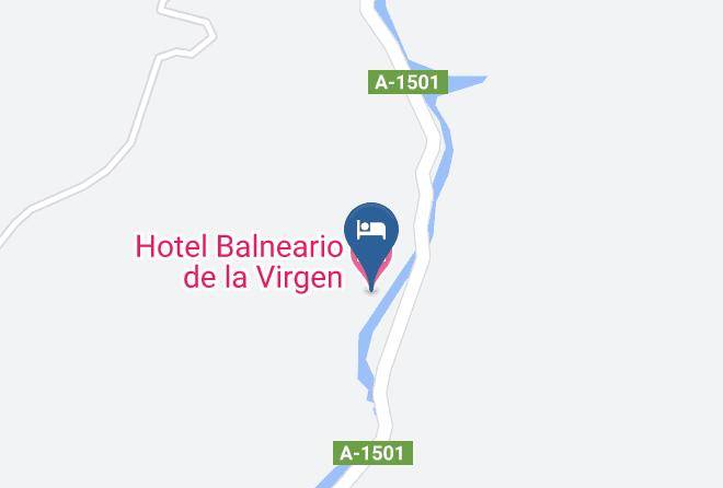 Hotel Balneario De La Virgen Map