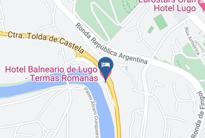 Hotel Balneario De Lugo Termas Romanas Map