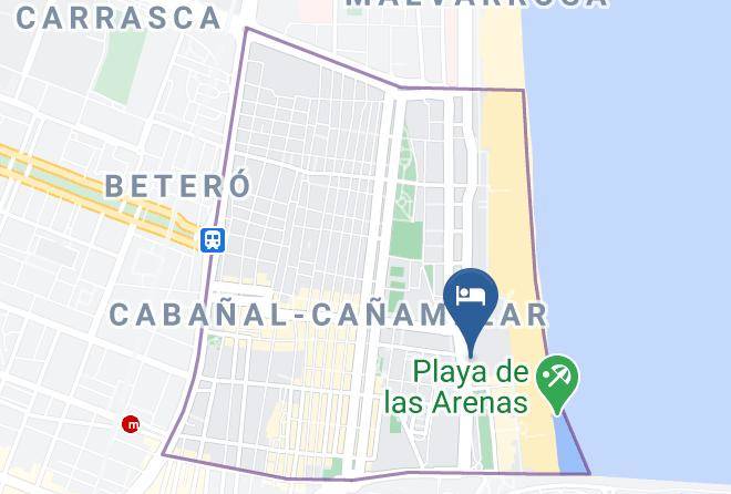 Las Arenas Balneario Resort Hotel Map