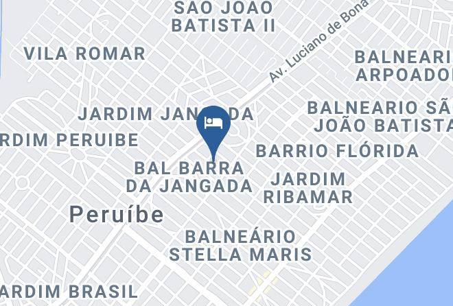 Peruibe - Hotel Balneario Mar Maps