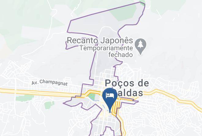 Pocos De Caldas - Hotel Balneario Maps