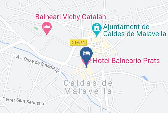 Girona - Hotel Balneario Prats Maps