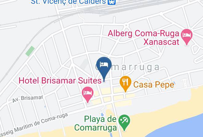 Tarragona - Hotel Balneario Termaeuropa Playa De Coma Ruga Solo Maps