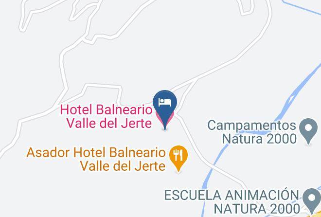 Caceres - Hotel Balneario Valle Del Jerte Maps