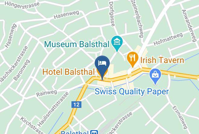 Thal - Hotel Balsthal Maps