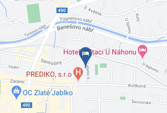 Zlin - Hotel Baltaci Atrium Maps