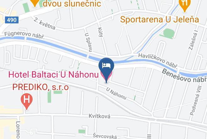 Hotel Baltaci U Nahonu Map