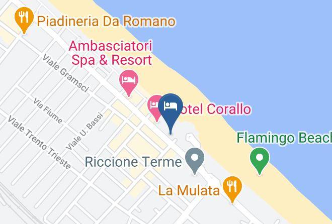 Rimini - Hotel Baltic Maps