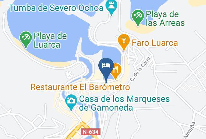 Hotel Baltico Luarca Map
