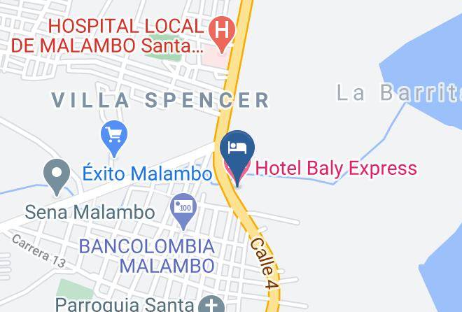 Malambo - Hotel Baly Express Maps