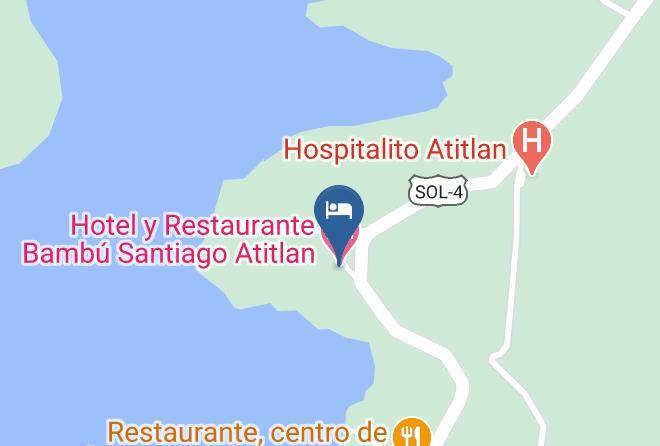 Santiago Atitlan - Hotel Y Restaurante Bambu Santiago Atitlan Maps