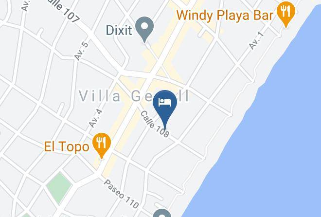 Villa Gesell - Hotel Bamba Maps