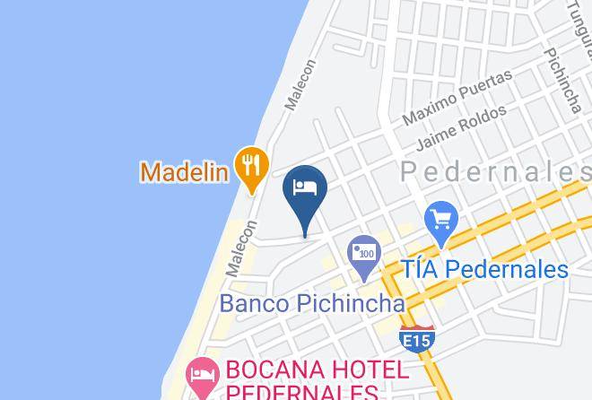 Pedernales - Hotel Bamboo Maps