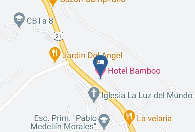 Zacatepec - Hotel Bamboo Maps