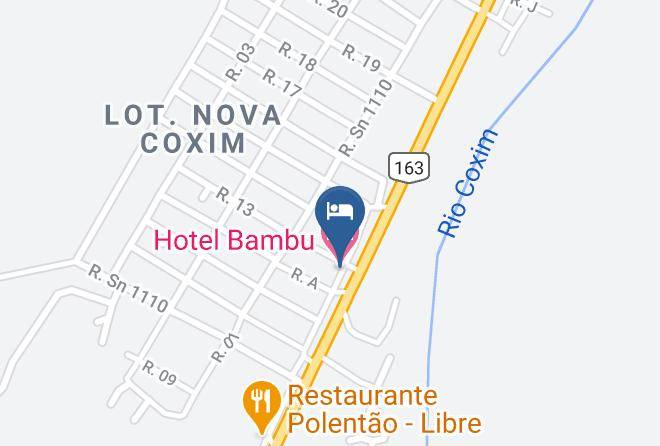 Coxim - Hotel Bambu Maps