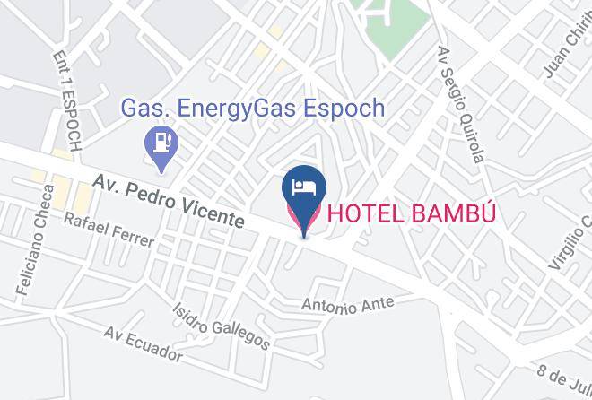 Riobamba - Hotel Bambu Maps