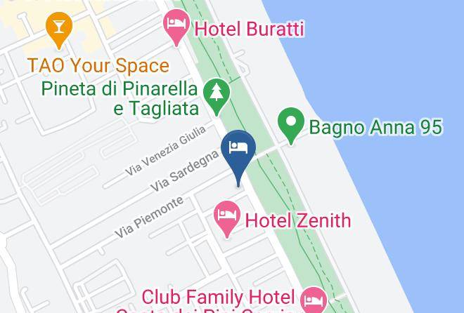 Ravenna - Hotel Bamby Maps