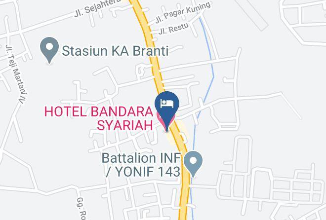 Hotel Bandara Syariah Map